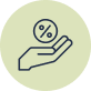 Icon representing a wide range of eligible financial assets accepted as loan collateral